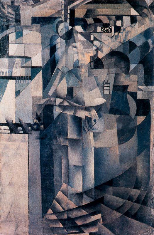 Óleo de Braque, cubismo.